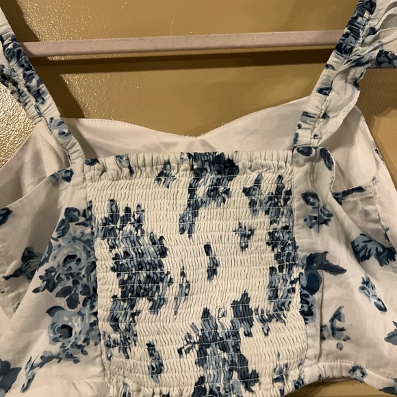 DRA Los Angeles Set Top Sleeve Less- Ruffled Skirt  Floral  Size M- F - Picture 8 of 13